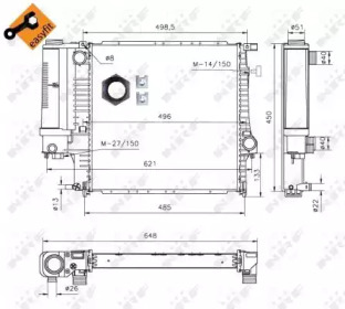 WILMINK GROUP wg1722653 -  Радиатор, охлаждение двигателя